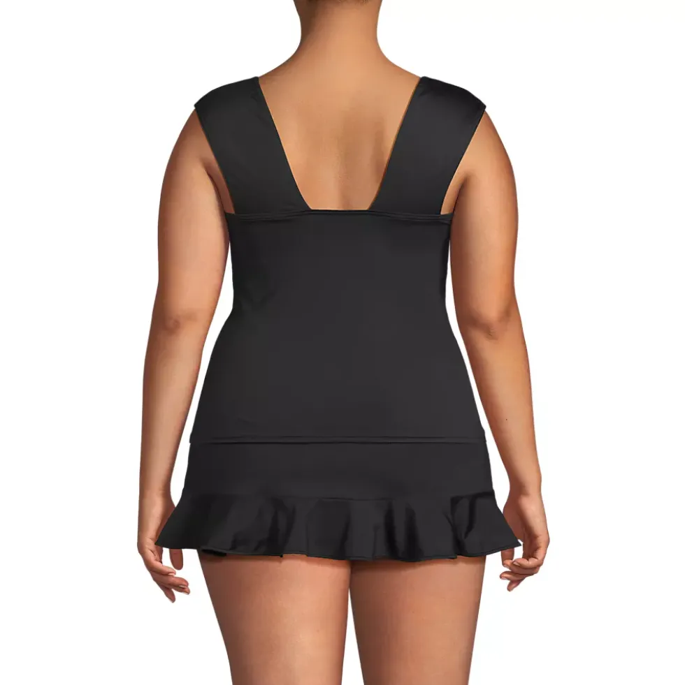 Women's Square Neck Underwire Tankini Top