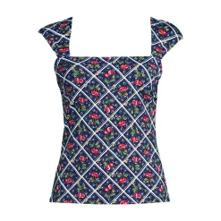 Women's Square Neck Underwire Tankini Top