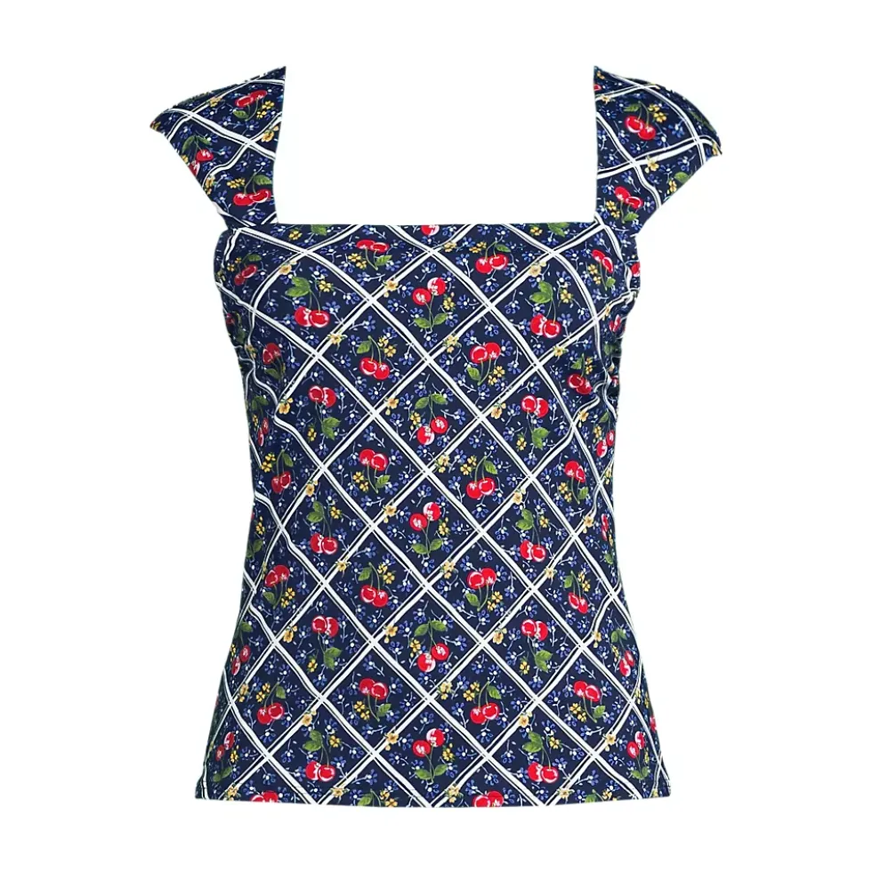 Women's Square Neck Underwire Tankini Top