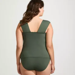 Women's Square Neck Underwire Tankini Top