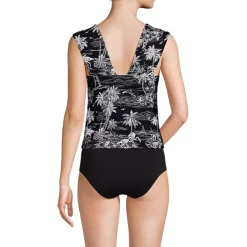 Women's Square Neck Underwire Tankini Top