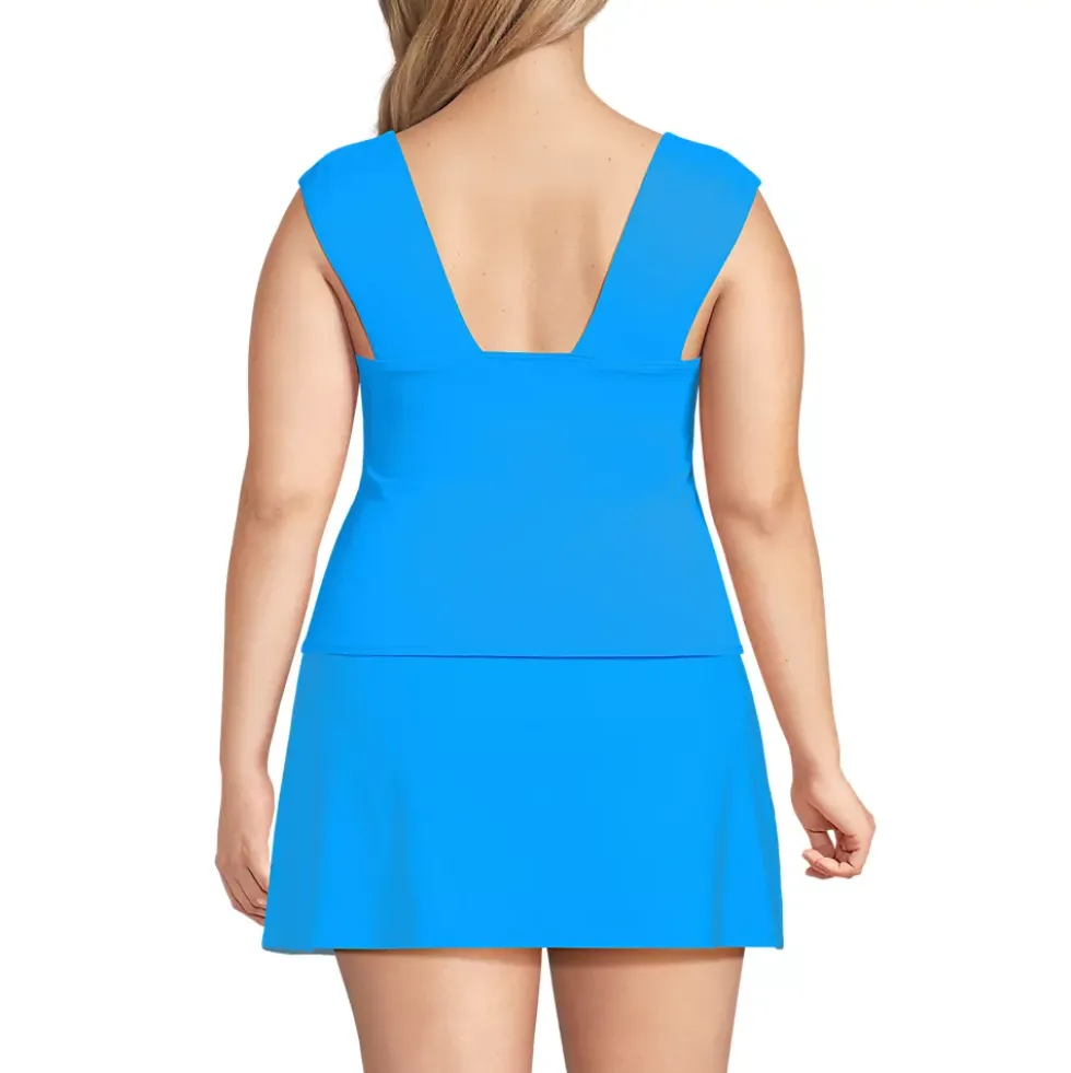 Women's Square Neck Underwire Tankini Top