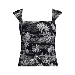 Women's Square Neck Underwire Tankini Top