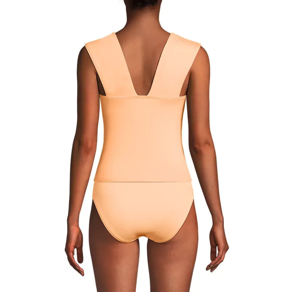 Women's Square Neck Underwire Tankini Top