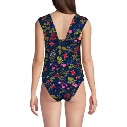 Women's Square Neck Underwire Tankini Top