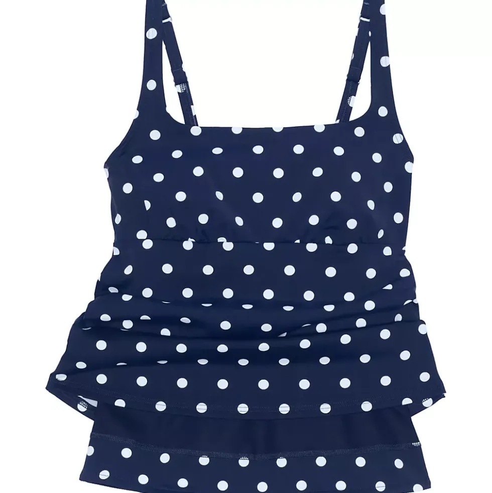Women's Square Neck Underwire Tankini Swimsuit Top