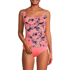 Women's Square Neck Underwire Tankini Swimsuit Top