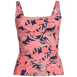 Women's Square Neck Underwire Tankini Swimsuit Top