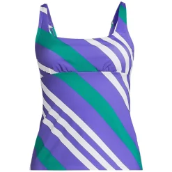 Women's Square Neck Underwire Tankini Swimsuit Top