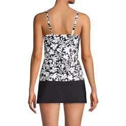 Women's Square Neck Underwire Tankini Swimsuit Top