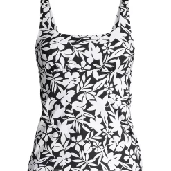 Women's Square Neck Underwire Tankini Swimsuit Top