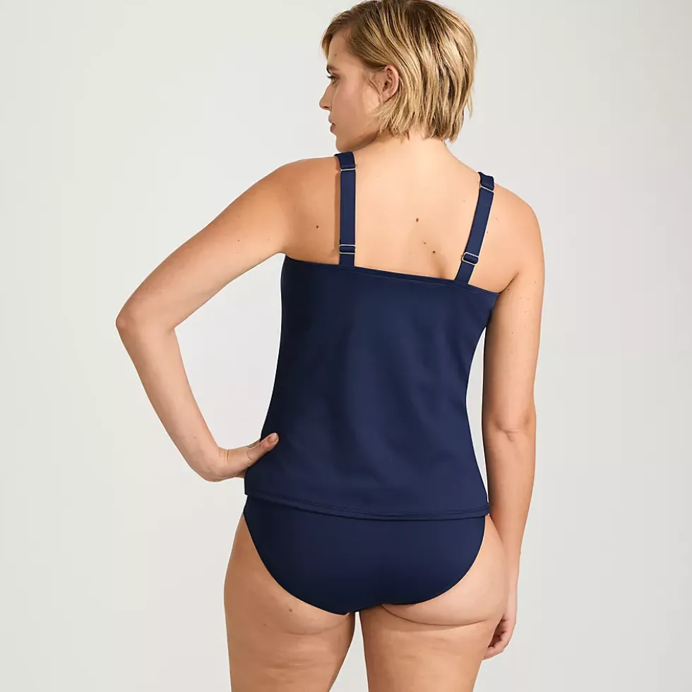 Women's Square Neck Underwire Tankini Swimsuit Top