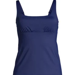 Women's Square Neck Underwire Tankini Swimsuit Top