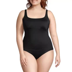 Women's Square Neck Underwire Tankini Swimsuit Top