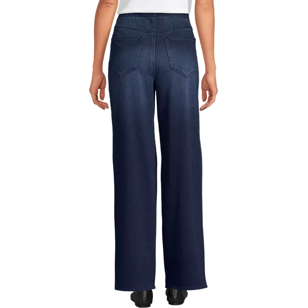 Women's Starfish Denim High Rise Wide Leg Jeans