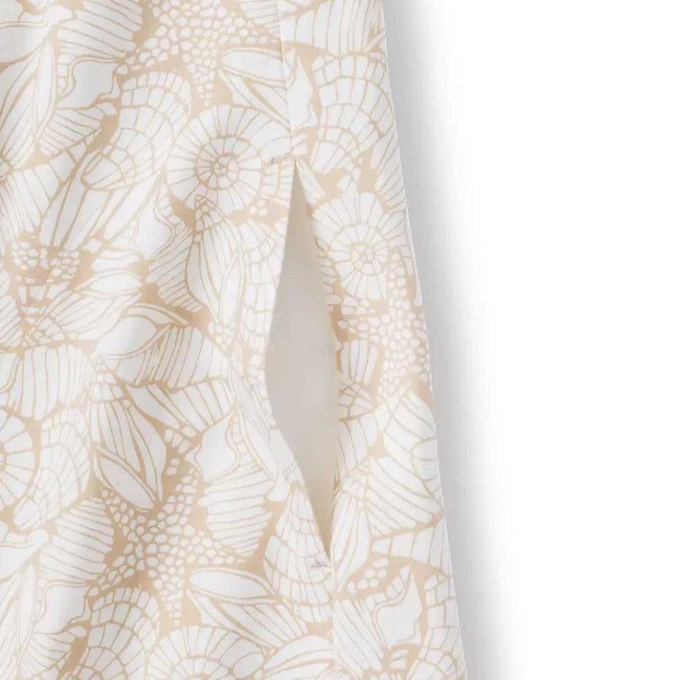 Women's Starfish Elbow Sleeve Polo Dress