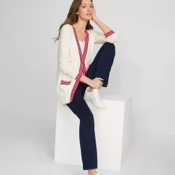 Women's Starfish High Rise Knit Denim Straight Jeans