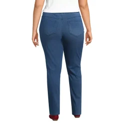 Women's Starfish High Rise Knit Denim Straight Jeans