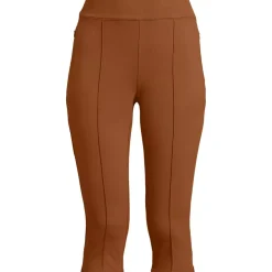 Women's Starfish High Rise Pintuck Capri Pants