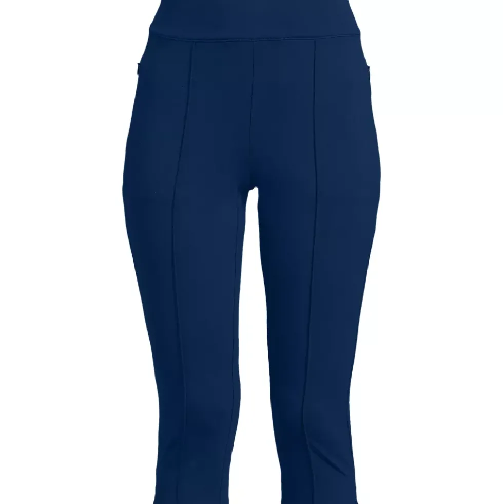 Women's Starfish High Rise Pintuck Capri Pants