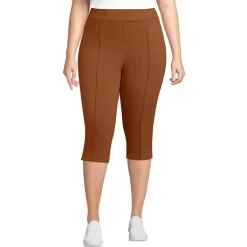 Women's Starfish High Rise Pintuck Capri Pants