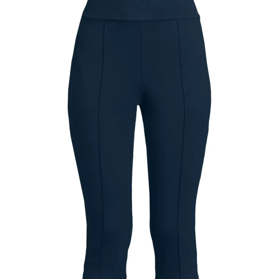Women's Starfish High Rise Pintuck Capri Pants