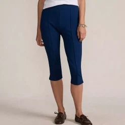 Women's Starfish High Rise Pintuck Capri Pants