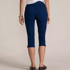 Women's Starfish High Rise Pintuck Capri Pants