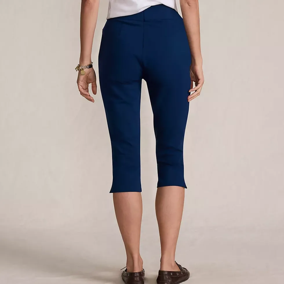 Women's Starfish High Rise Pintuck Capri Pants