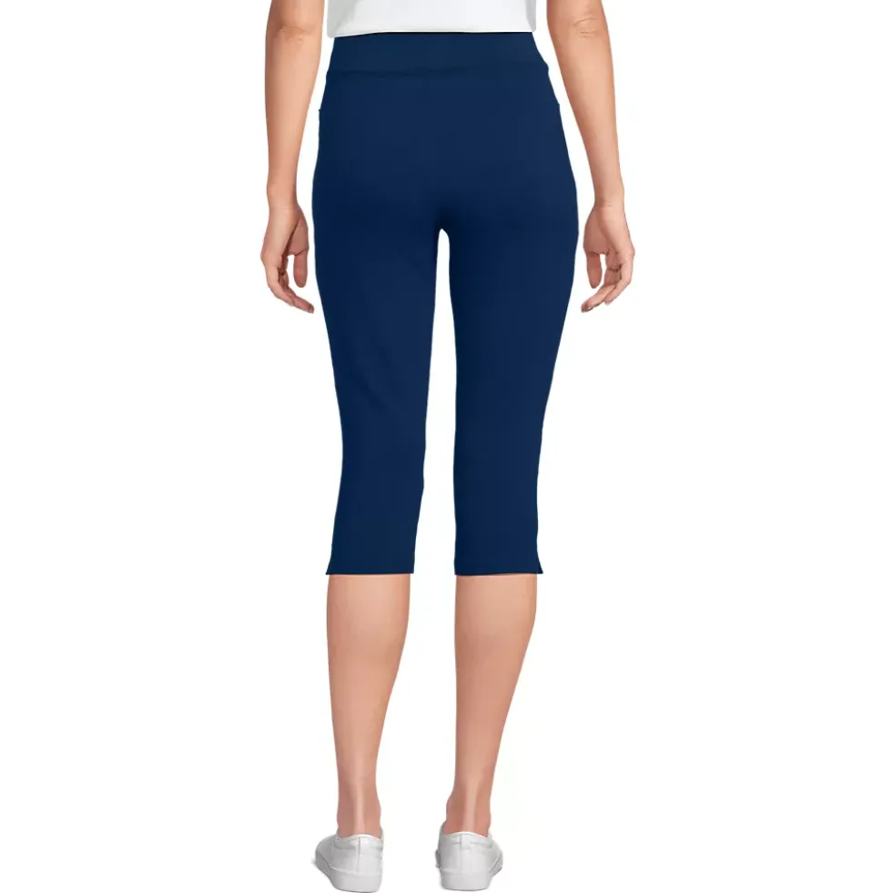Women's Starfish High Rise Pintuck Capri Pants
