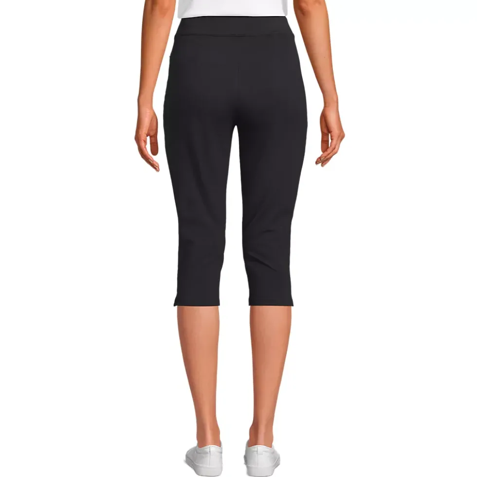 Women's Starfish High Rise Pintuck Capri Pants