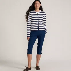 Women's Starfish High Rise Pintuck Capri Pants