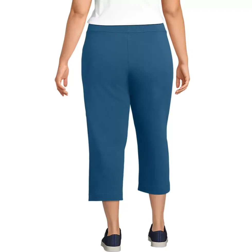 Women's Starfish Mid Rise Pull On Crop Pants