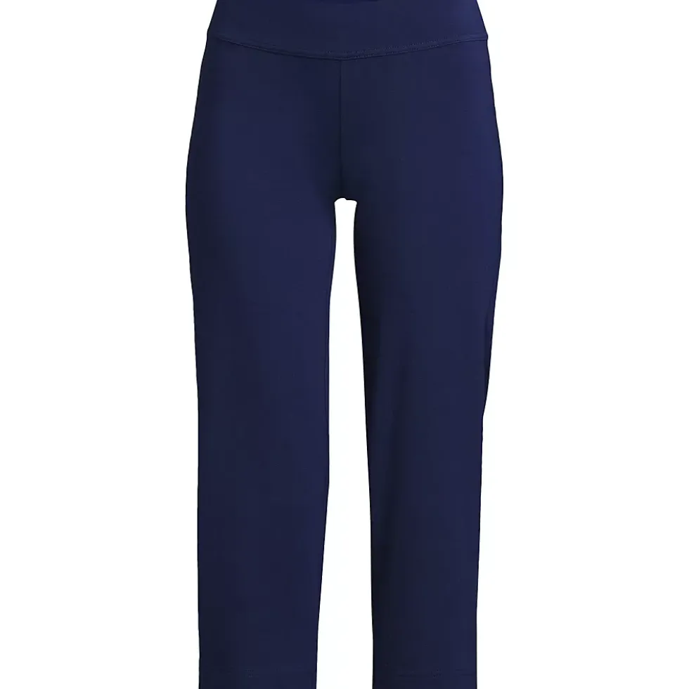 Women's Starfish Mid Rise Pull On Crop Pants