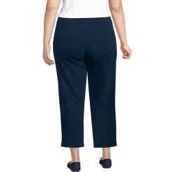 Women's Starfish Mid Rise Pull On Crop Pants