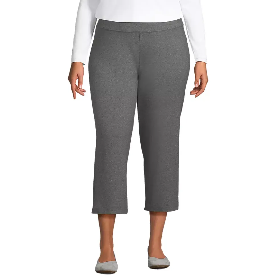 Women's Starfish Mid Rise Pull On Crop Pants