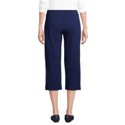 Women's Starfish Mid Rise Pull On Crop Pants