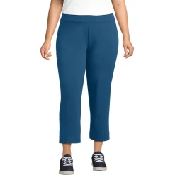 Women's Starfish Mid Rise Pull On Crop Pants