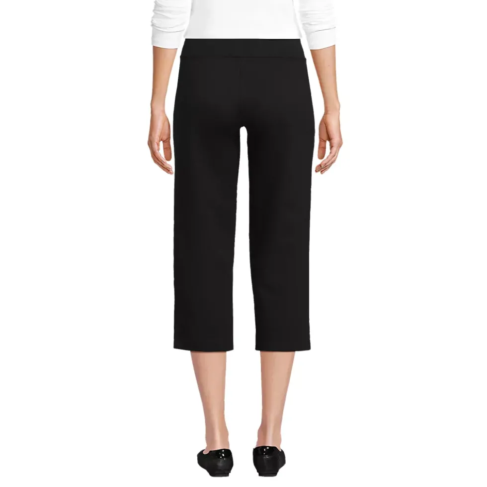 Women's Starfish Mid Rise Pull On Crop Pants
