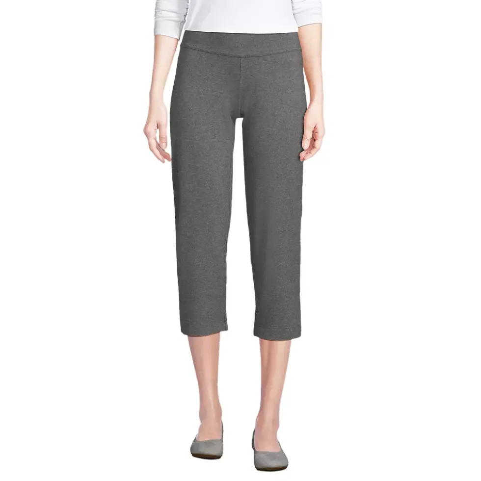 Women's Starfish Mid Rise Pull On Crop Pants