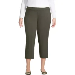 Women's Starfish Mid Rise Pull On Crop Pants