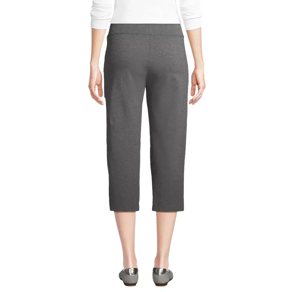Women's Starfish Mid Rise Pull On Crop Pants