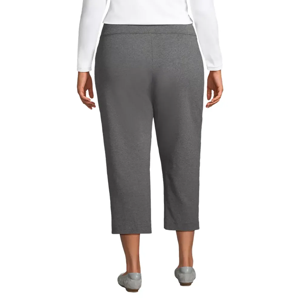Women's Starfish Mid Rise Pull On Crop Pants