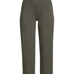 Women's Starfish Mid Rise Pull On Crop Pants