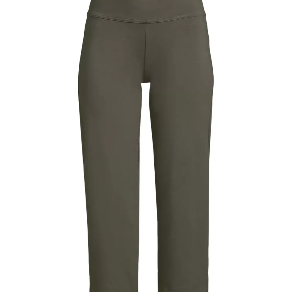 Women's Starfish Mid Rise Pull On Crop Pants