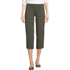 Women's Starfish Mid Rise Pull On Crop Pants
