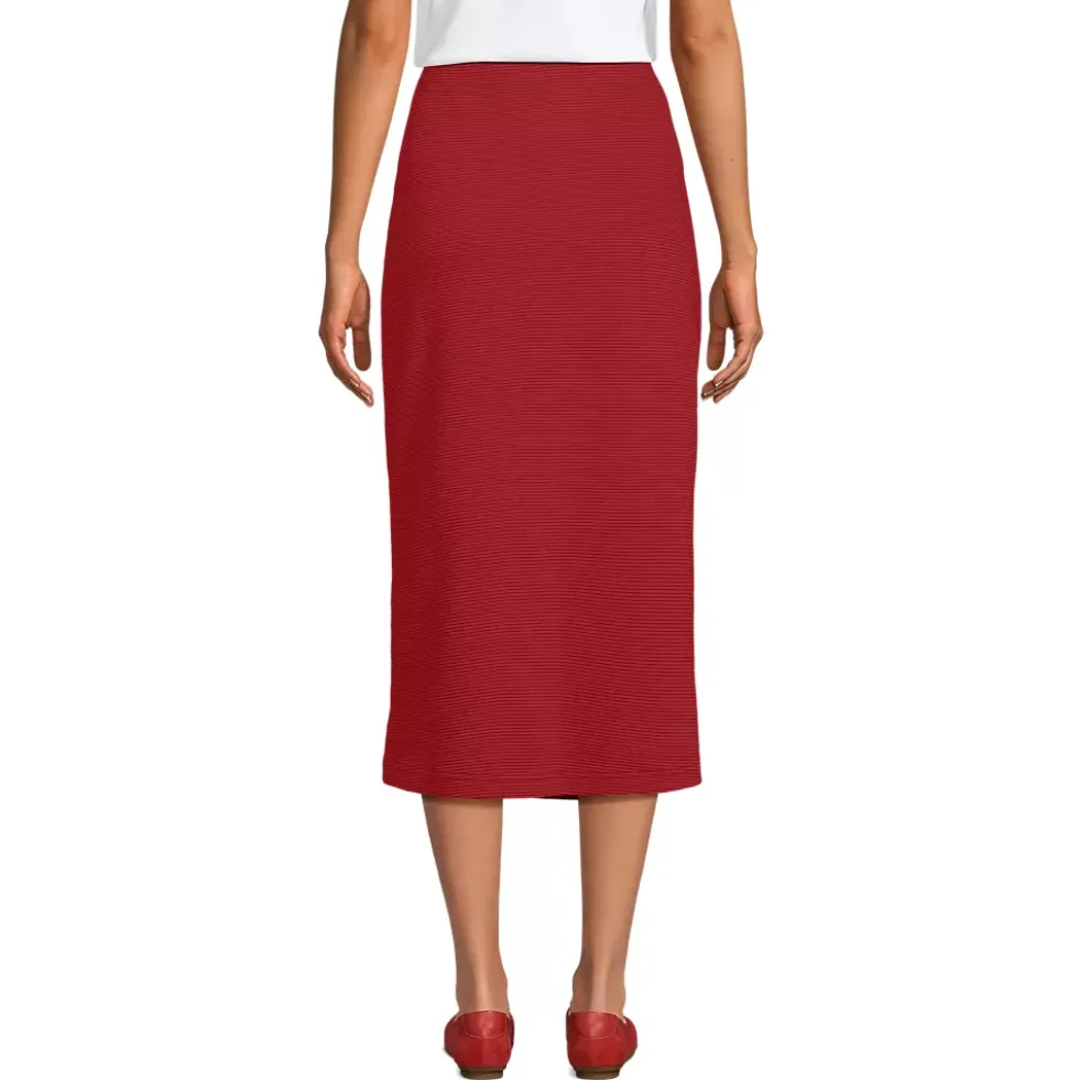 Women's Starfish Side Zip Midi Skirt