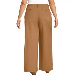 Women's Stretch Canvas High Rise Wide Leg Pants