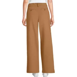 Women's Stretch Canvas High Rise Wide Leg Pants