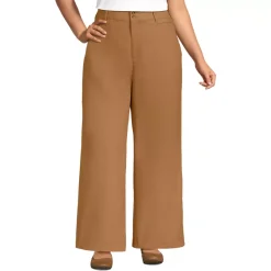 Women's Stretch Canvas High Rise Wide Leg Pants
